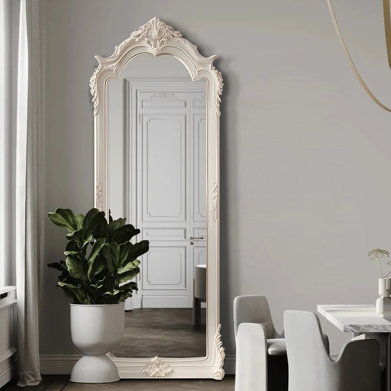 Home Bathroom Mirror - ตกแต่งห้องน้ำ ตกแต่งบ้าน ตกแต่งสไตล์ยุโรปสมัยใหม่ กระจกแต่งหน้า กระจกติดผนัง กระจกศิลปะ