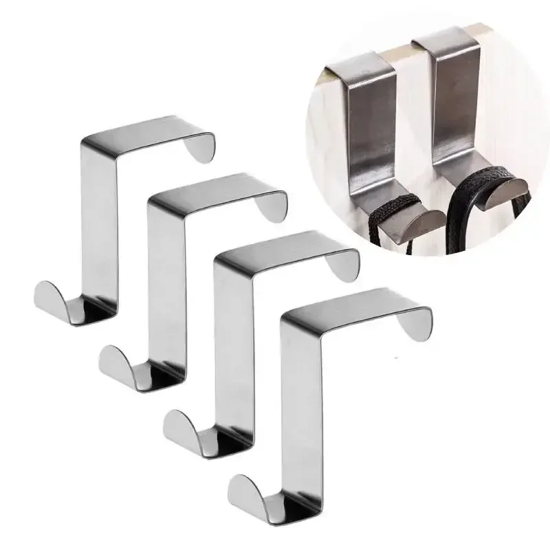 Home Kitchen Bathroom Marketing - Z-Shaped ห้องน้ําโดยตะขอสแตนเลสโดยด้านหลังแขวนพวงกุญแจ Coat Hook Home KITCHEN