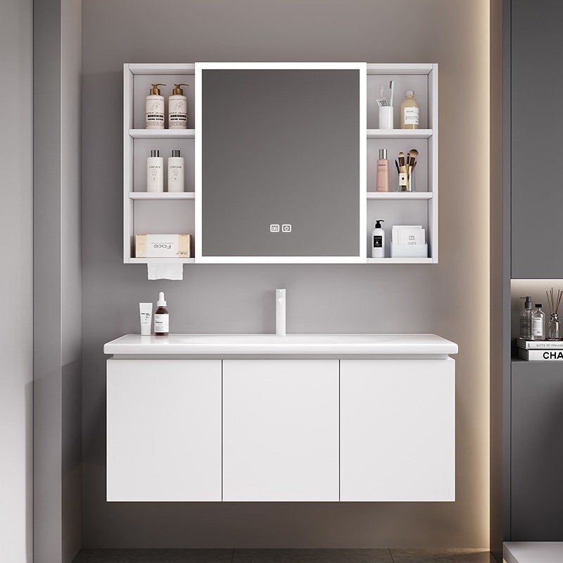 Home Bathroom Mirror - ตู้ห้องน้ำสไตล์ยุโรปที่ไม่เหมือนใคร ตู้เก็บน้ำหอม กระจก ตู้เก็บของอเนกประสงค์ เฟอร์นิเจอร์สไตล์โพสต์โมเดิร์น