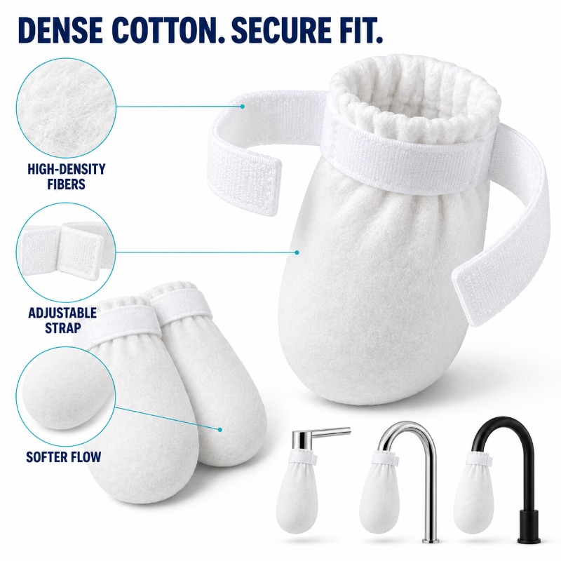 Home Bathroom Taps - ถุงกรองน้ำสำหรับก๊อกน้ำ ตาข่ายไนลอน อุปกรณ์กรองน้ำสำหรับอ่างล้างจานในห้องครัวและห้องน้ำ ใช้กำจัดสนิม