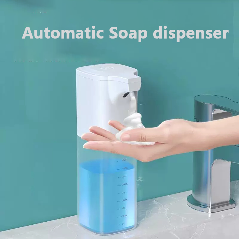 Home Bathroom Wall Soap Dispenser - เครื่องจ่ายโฟมอัจฉริยะแบบเหนี่ยวนำ, เครื่องจ่ายสบู่เหลวแบบติดผนังอัตโนมัติแบบไม่ต้องสัมผัสสำหรับห้องน้ำในบ้าน