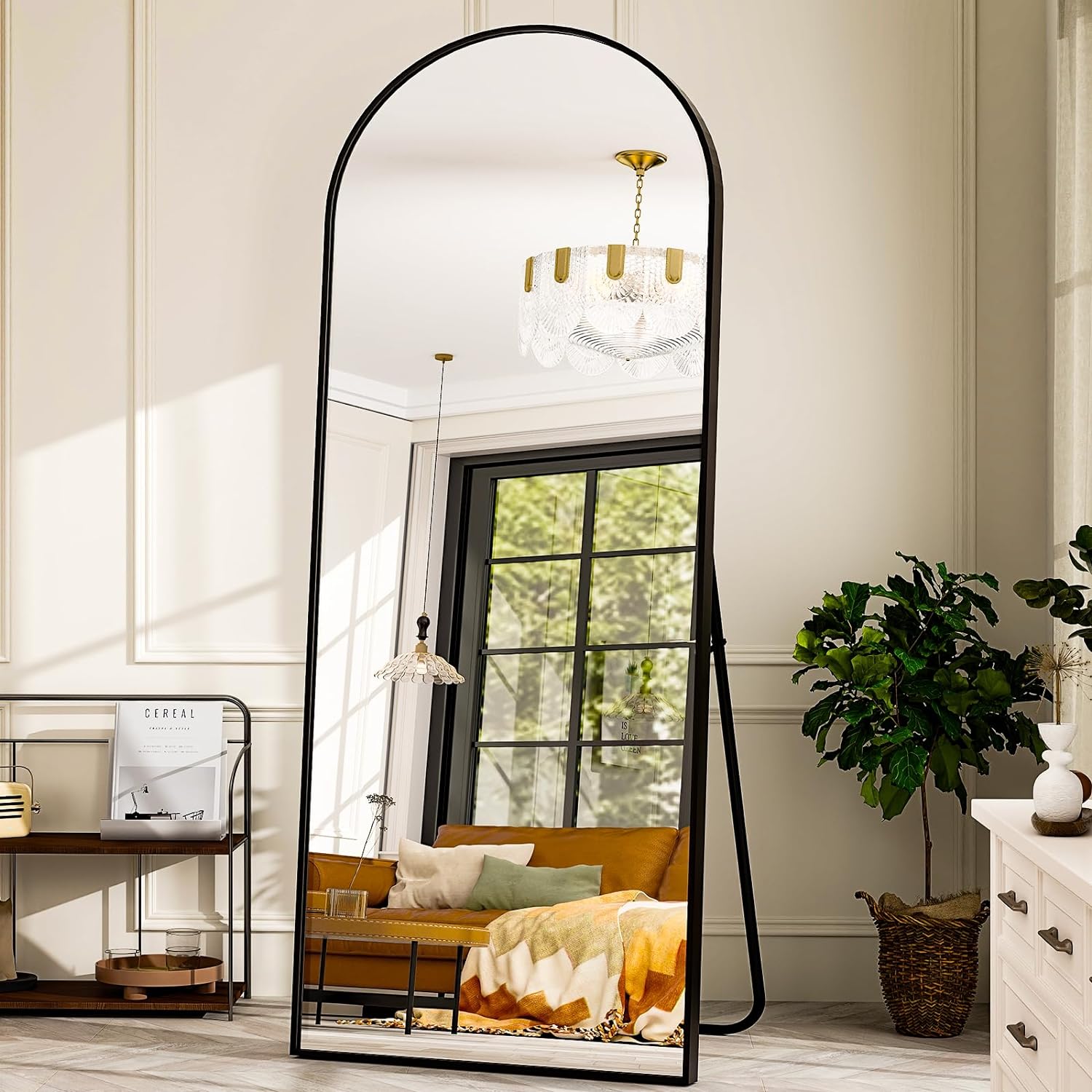 Home Bathroom Mirror - กระจกโค้งเต็มตัวขนาด 26