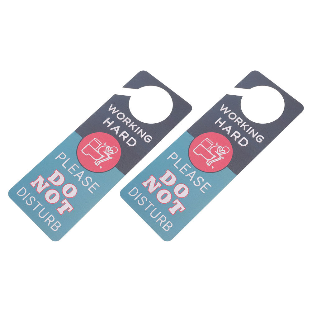Home Bathroom Occupied Sign - ป้ายแขวนประตูสองด้าน 2 ชิ้น ป้ายบอกสถานะห้องน้ำว่าง/ไม่ว่าง ทำจาก PVC
