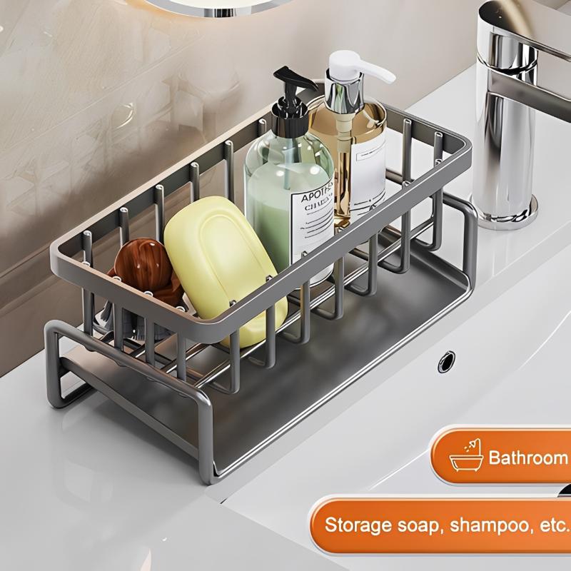 ที่วางฟองน้ำพร้อมที่แขวนผ้าเช็ - Home Kitchen Bathroom Marketing บทวิจารณ์และราคา