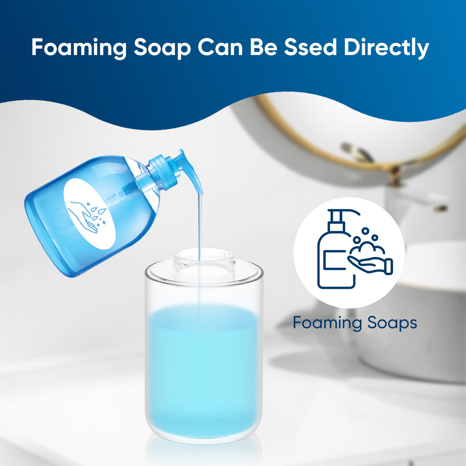 เครื่องจ่ายสบู่โฟมอัตโนมัติแบบ - Home Bathroom Wall Soap Dispenser บทวิจารณ์และราคา