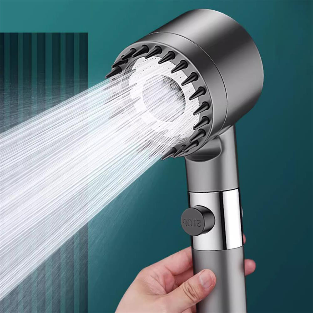 3 โหมดหัวฝักบัวฝักบัวแรงดันสูง - Home Bathroom Taps บทวิจารณ์และราคา