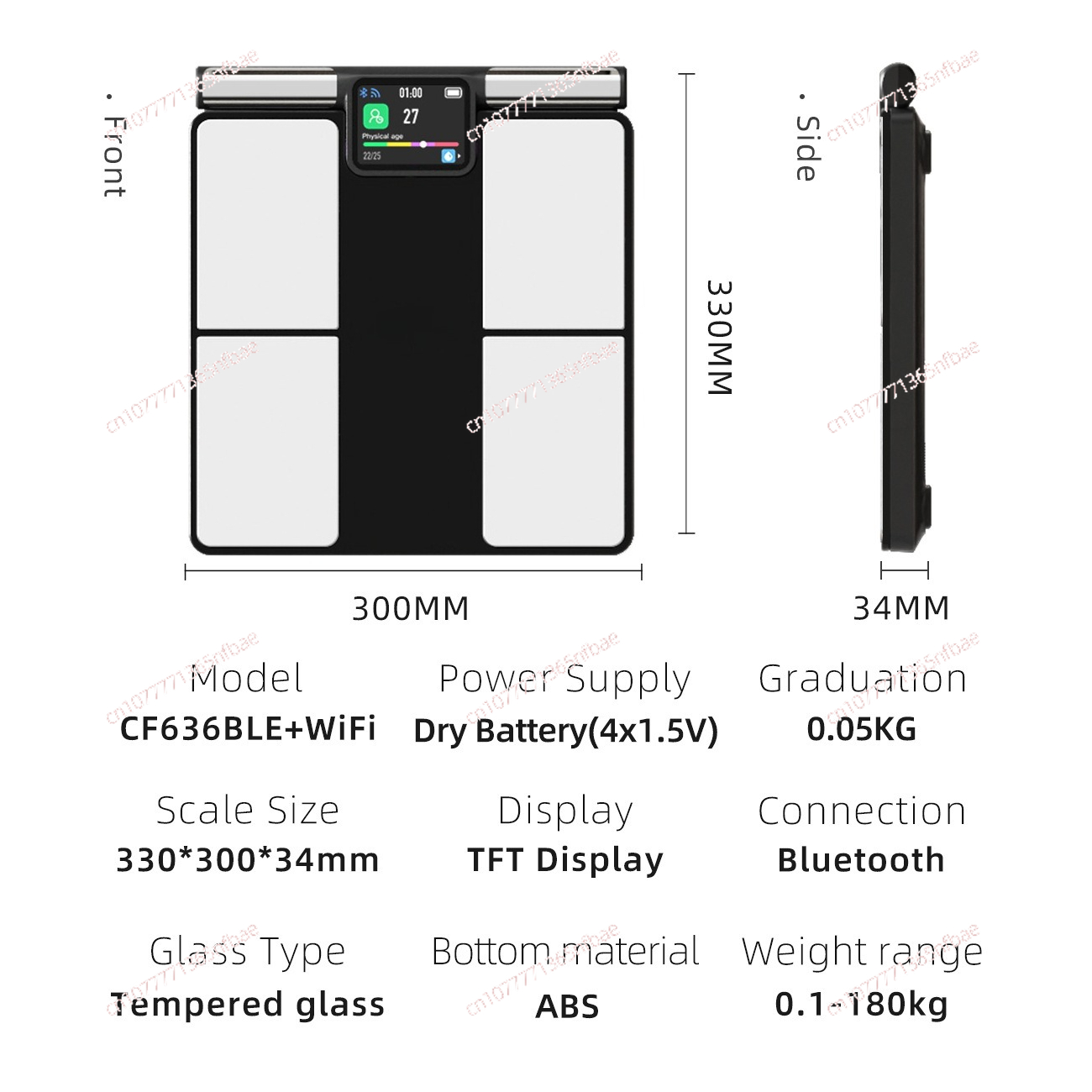 เครื่องชั่งน้ำหนักไขมันในร่างก - Home Bathroom Scales บทวิจารณ์และราคา