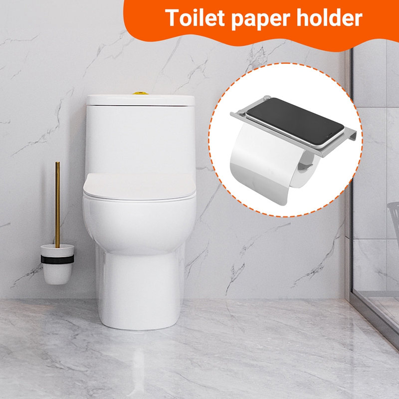 ที่ใส่กระดาษชำระติดผนังสแตนเลส - Toilet Paper Holder บทวิจารณ์และราคา