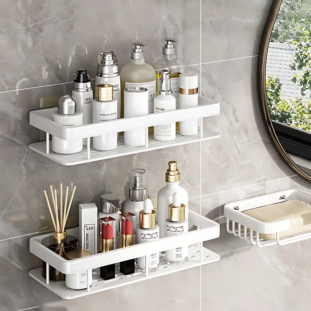 2PCS ห้องน้ําชั้นวางห้องครัวจั - Home Kitchen Bathroom Marketing บทวิจารณ์และราคา