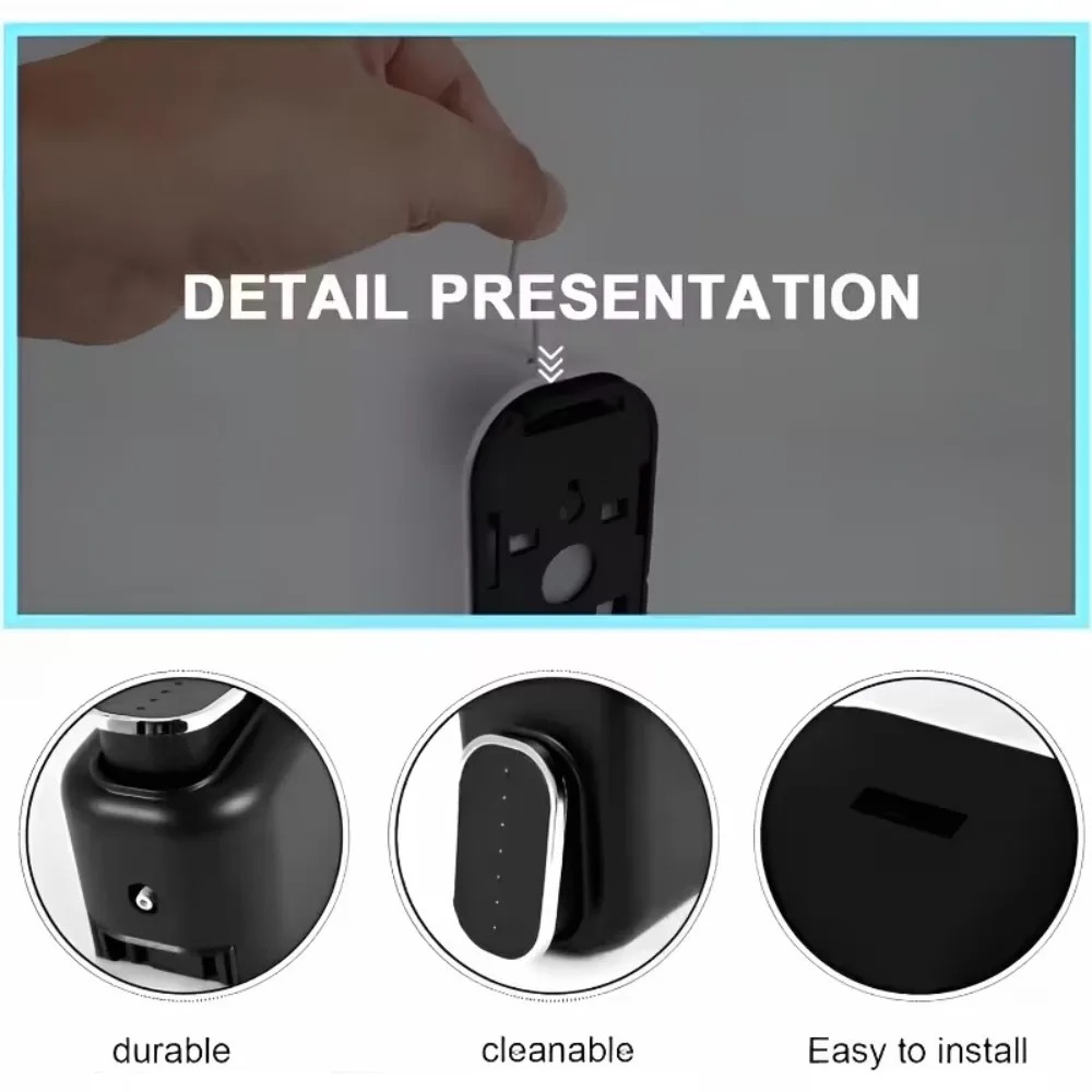 เครื่องจ่ายสบู่แบบติดผนังแบบแม - Home Bathroom Wall Soap Dispenser บทวิจารณ์และราคา