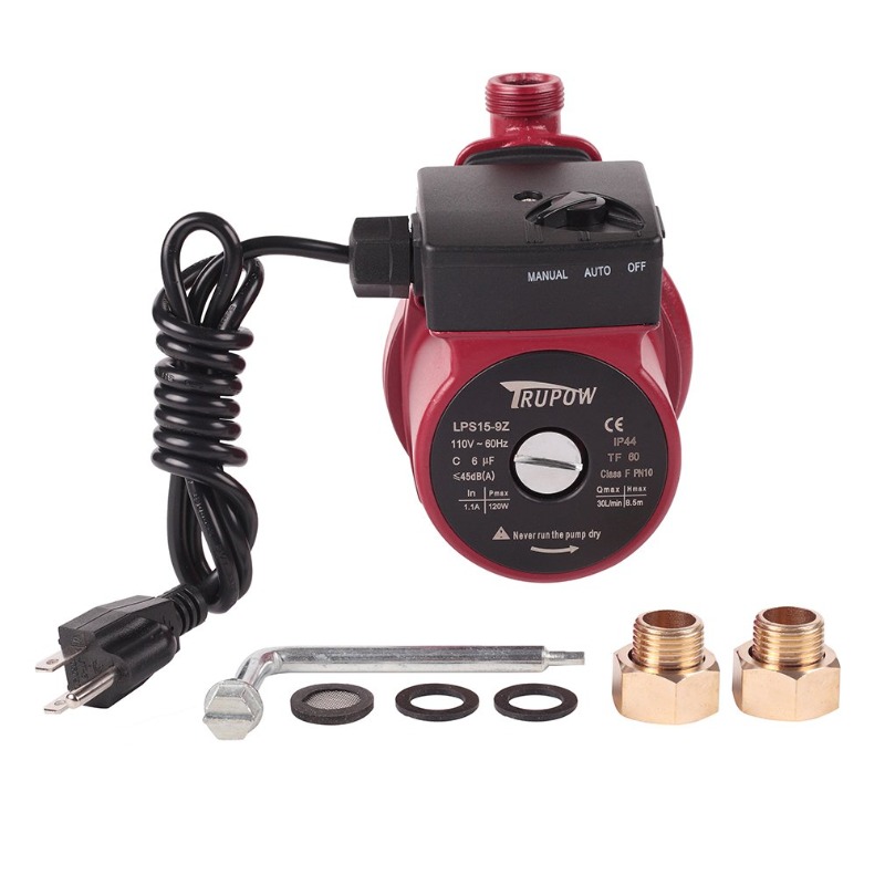 ปั๊มน้ำไฟฟ้าสำหรับห้องน้ำแบบหม - Home Bathroom Pressure Pump บทวิจารณ์และราคา