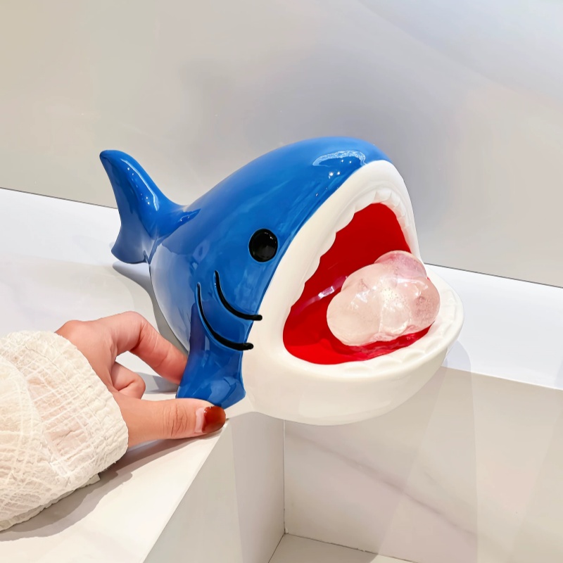 กล่องสบู่รูปฉลามปากใหญ่น่ารัก  - Home Edit Bathroom Storage บทวิจารณ์และราคา