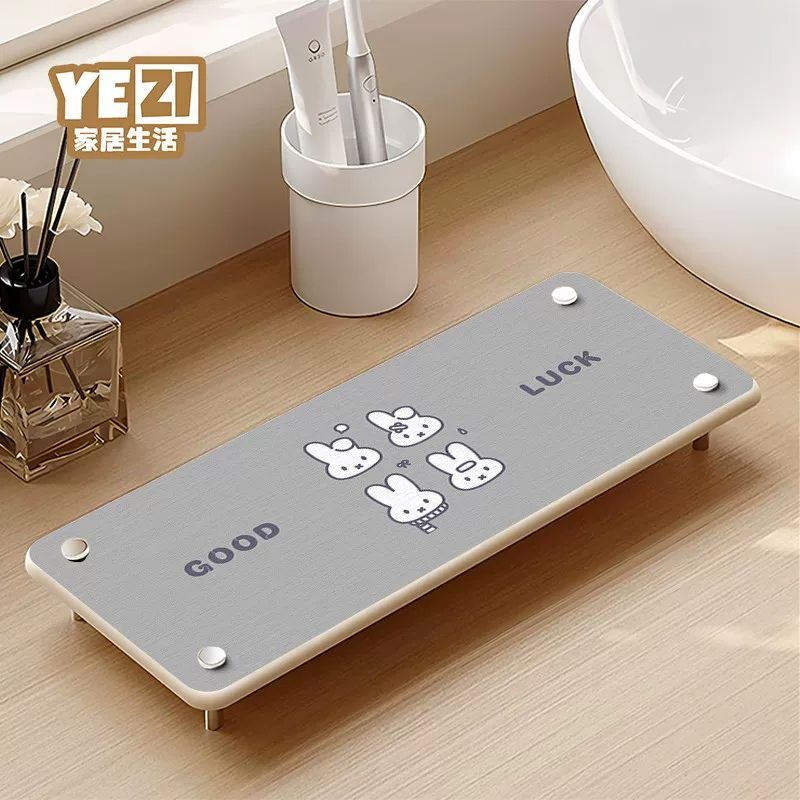 ชั้นวางของตั้งโต๊ะลายกระต่ายมิ - Home Edit Bathroom Storage บทวิจารณ์และราคา