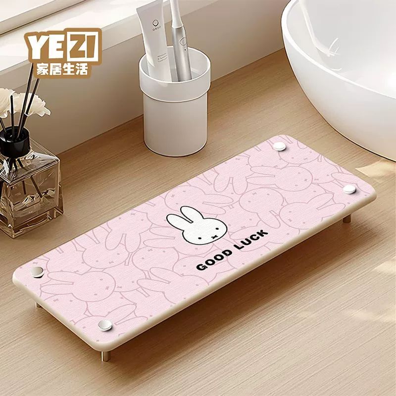 ชั้นวางของตั้งโต๊ะลายกระต่ายมิ - Home Edit Bathroom Storage บทวิจารณ์และราคา