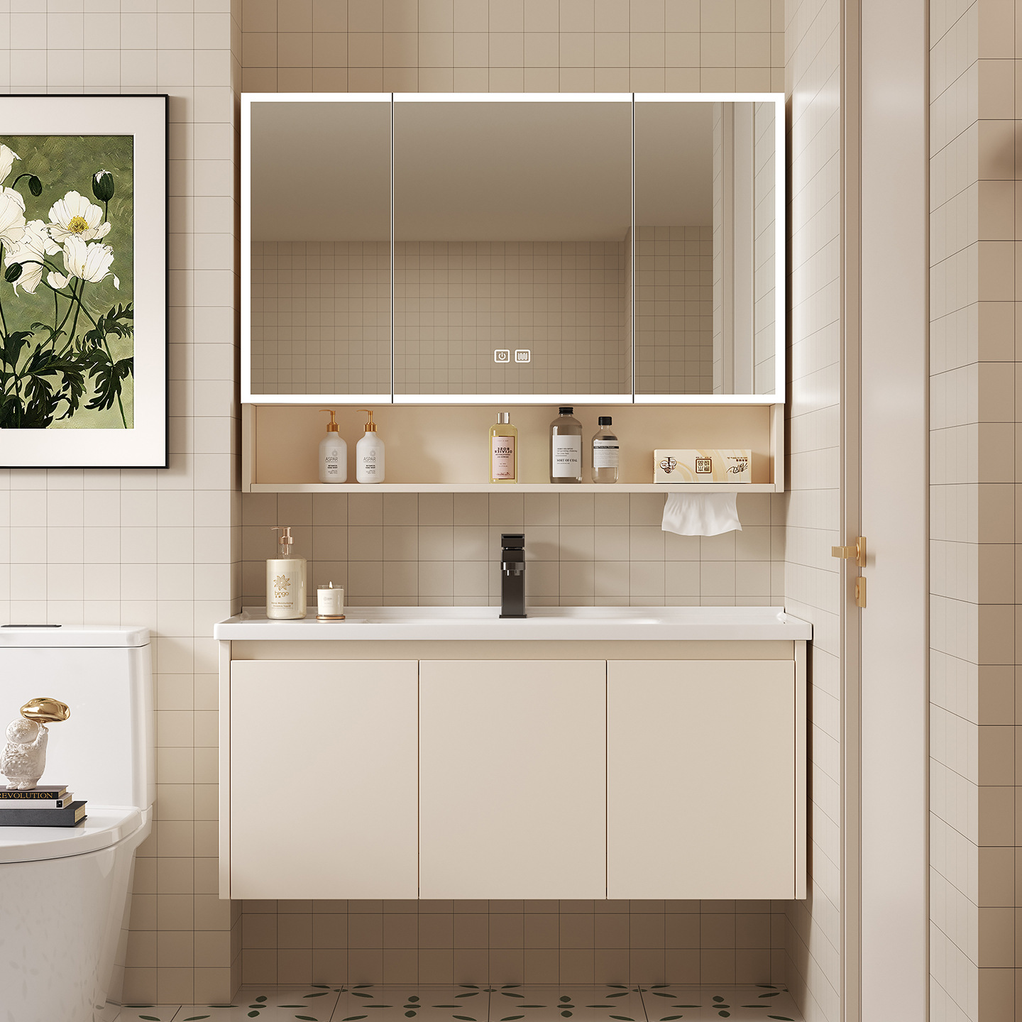 ตู้กระจกอัจฉริยะสำหรับห้องน้ำ  - Home Bathroom Mirror บทวิจารณ์และราคา