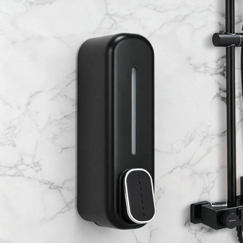 ปั๊มจ่ายสบู่เหลวติดผนังแบบกดมื - Home Bathroom Wall Soap Dispenser บทวิจารณ์และราคา