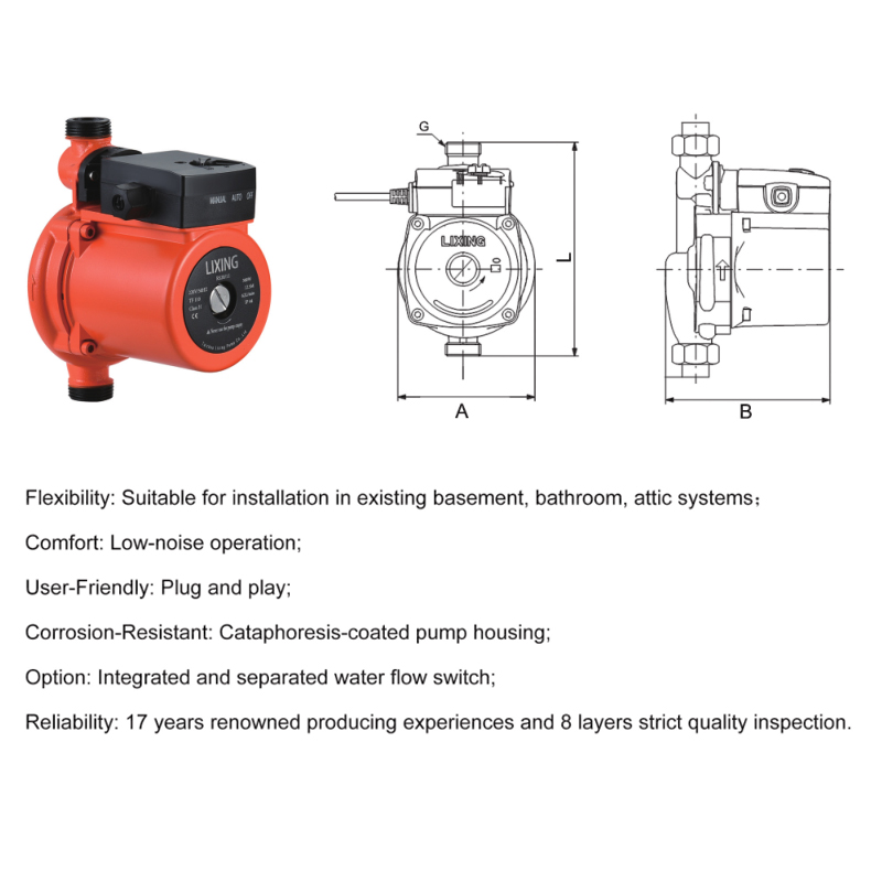 ปั๊มน้ำไฟฟ้าแรงดันต่ำแบบไดอะแฟ - Home Bathroom Pressure Pump บทวิจารณ์และราคา