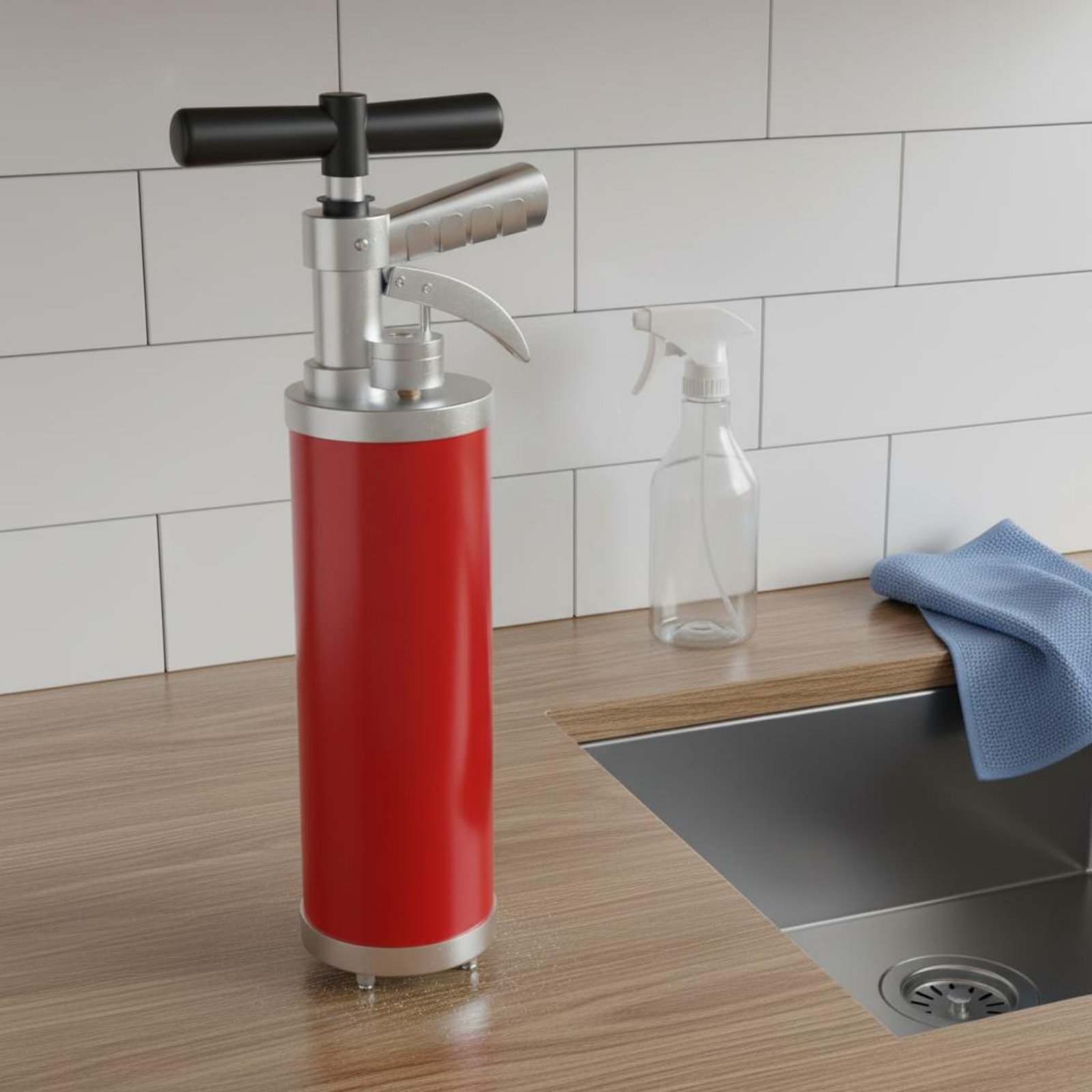 เครื่องมือแก้ปัญหาท่อตันแบบใช้ - Home Bathroom Pressure Pump บทวิจารณ์และราคา