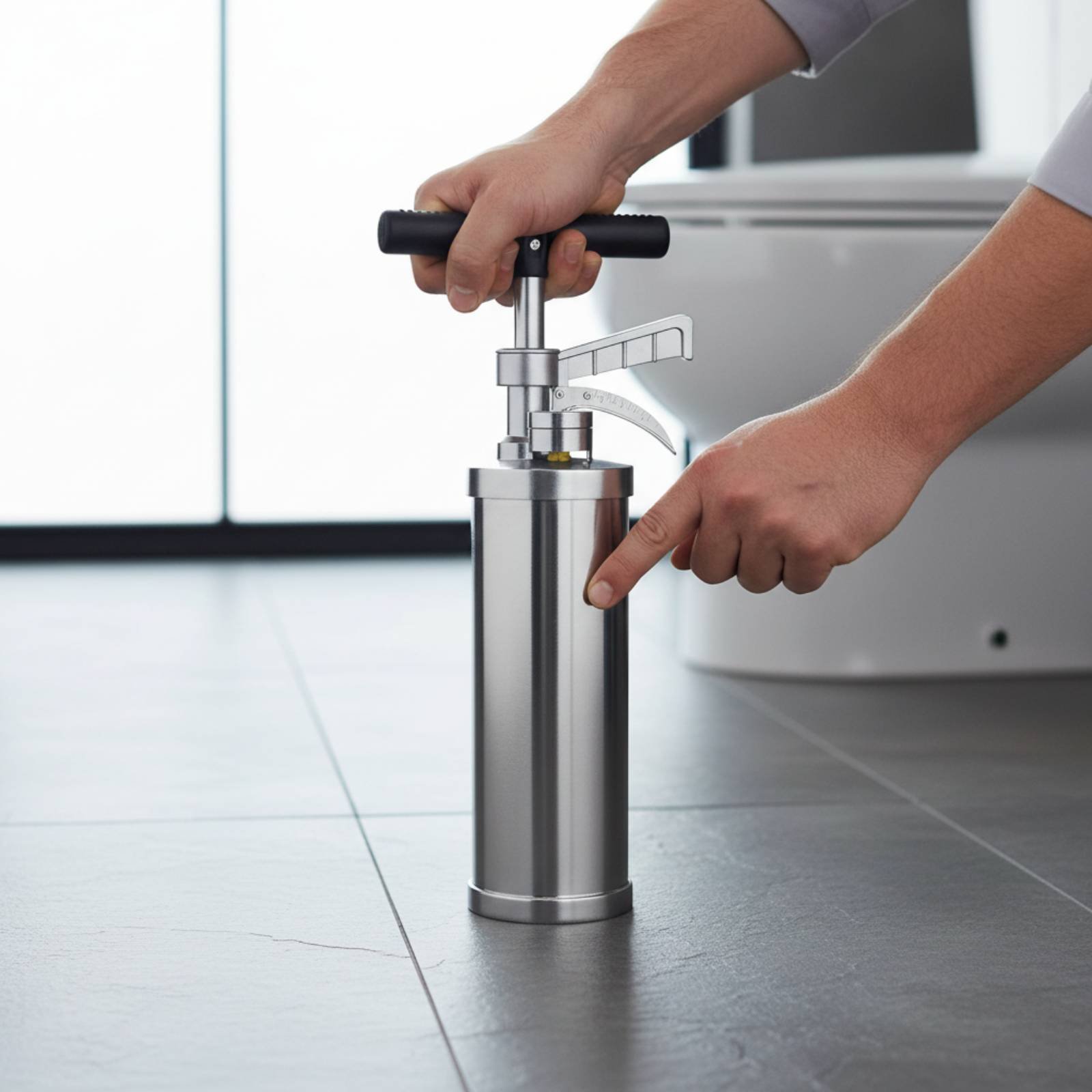 เครื่องมือแก้ปัญหาท่อตันแบบใช้ - Home Bathroom Pressure Pump บทวิจารณ์และราคา