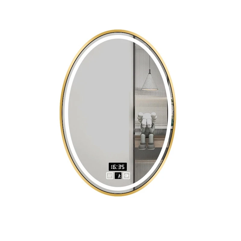 กระจกห้องน้ำ LED รูปวงรีขนาด 2 - Home Bathroom Mirror บทวิจารณ์และราคา