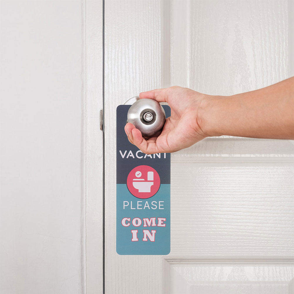 ป้ายแขวนประตูห้องน้ำ 2 ชิ้น ป้ - Home Bathroom Occupied Sign บทวิจารณ์และราคา
