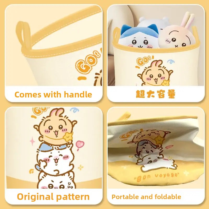 ตะกร้าผ้าพับได้ลายการ์ตูน Chii - Home Edit Bathroom Storage บทวิจารณ์และราคา