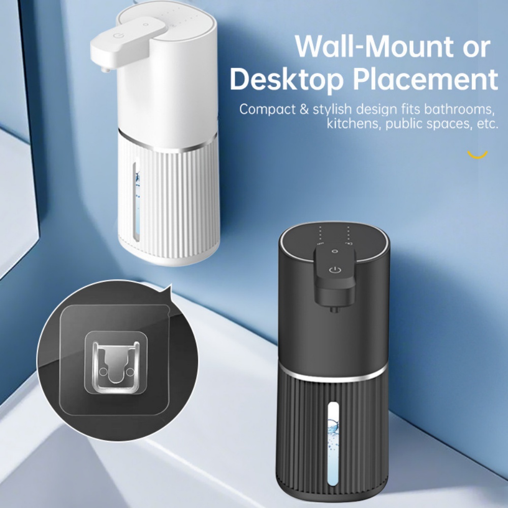 เครื่องจ่ายสบู่โฟมอัตโนมัติแบบ - Home Bathroom Wall Soap Dispenser บทวิจารณ์และราคา