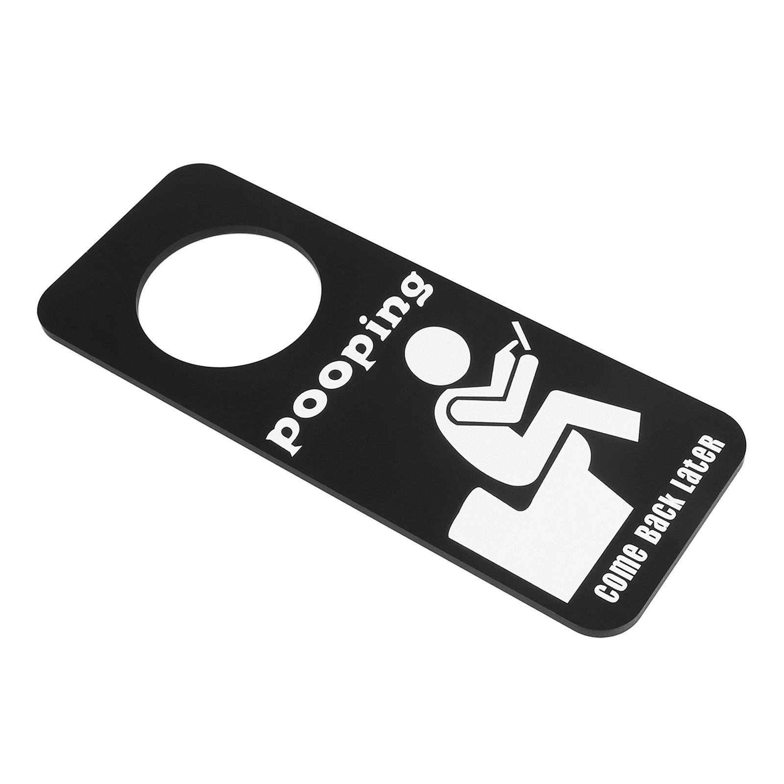 ป้ายแขวนประตูห้องน้ำแบบตลกไม่ซ - Home Bathroom Occupied Sign บทวิจารณ์และราคา