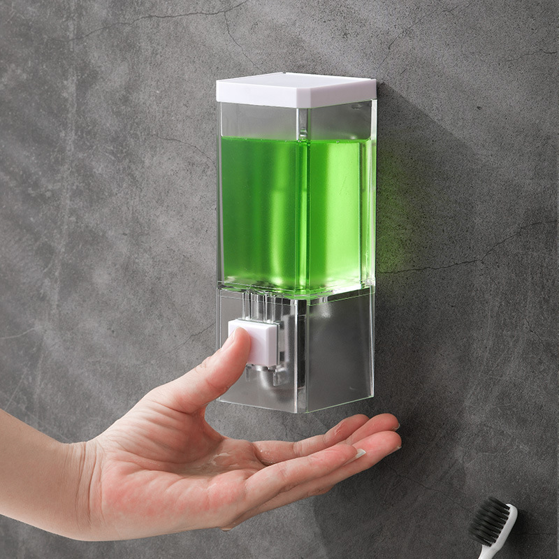 เครื่องจ่ายสบู่แบบติดผนังใส รุ - Home Bathroom Wall Soap Dispenser บทวิจารณ์และราคา