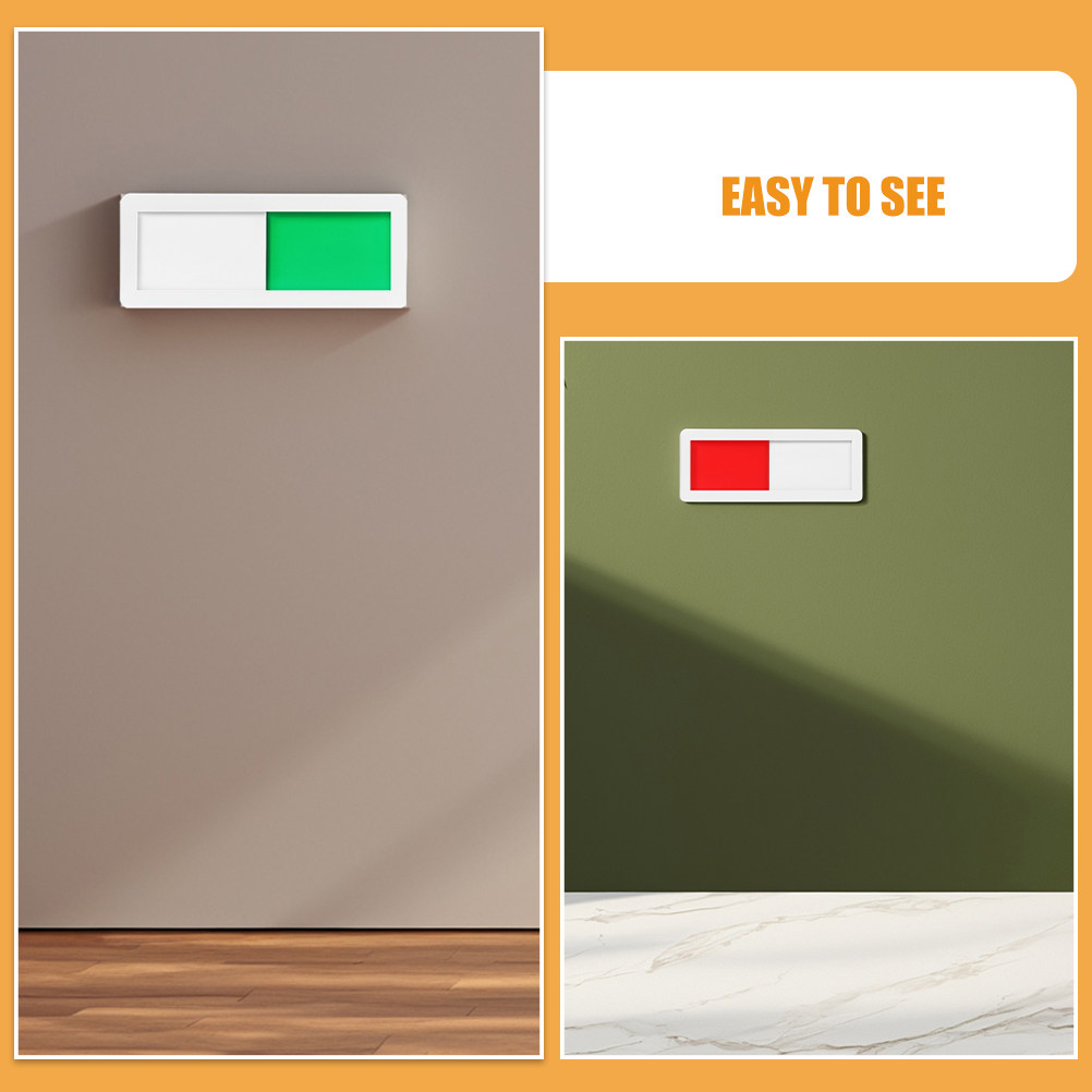 ป้ายสไลเดอร์แสดงสถานะความเป็นส - Home Bathroom Occupied Sign บทวิจารณ์และราคา