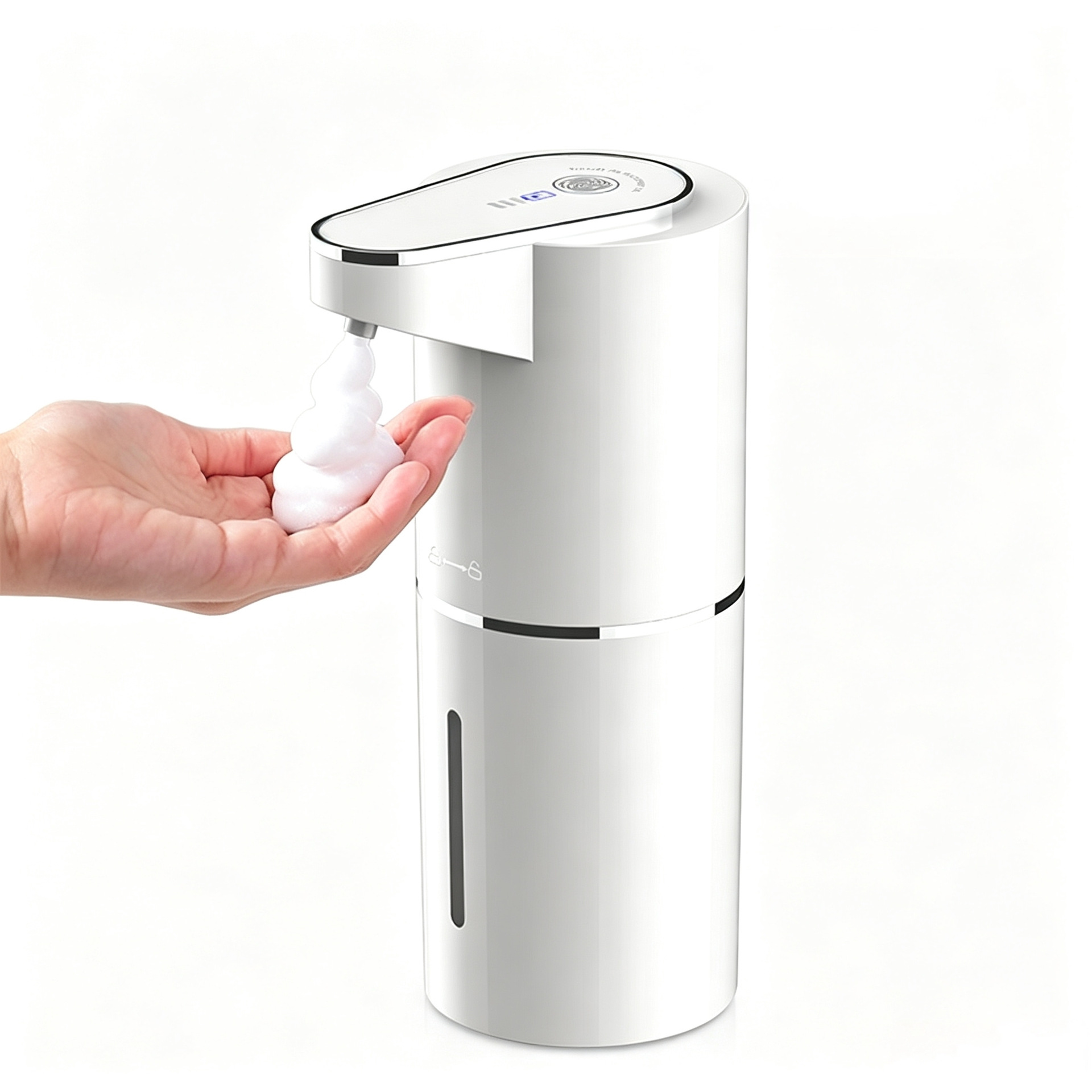 เครื่องจ่ายสบู่ไฟฟ้าอัตโนมัติแ - Home Bathroom Wall Soap Dispenser บทวิจารณ์และราคา