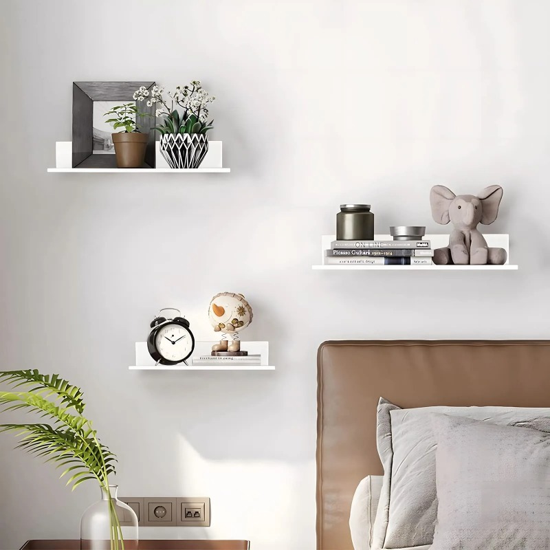 ชั้นวางของติดผนังโลหะแบบลอย สำ - Home Kitchen Bathroom Marketing บทวิจารณ์และราคา