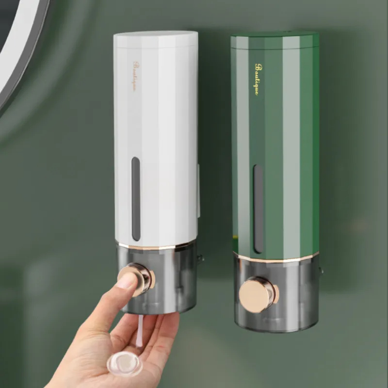 เครื่องจ่ายสบู่เหลวในห้องน้ำ น - Home Bathroom Wall Soap Dispenser บทวิจารณ์และราคา