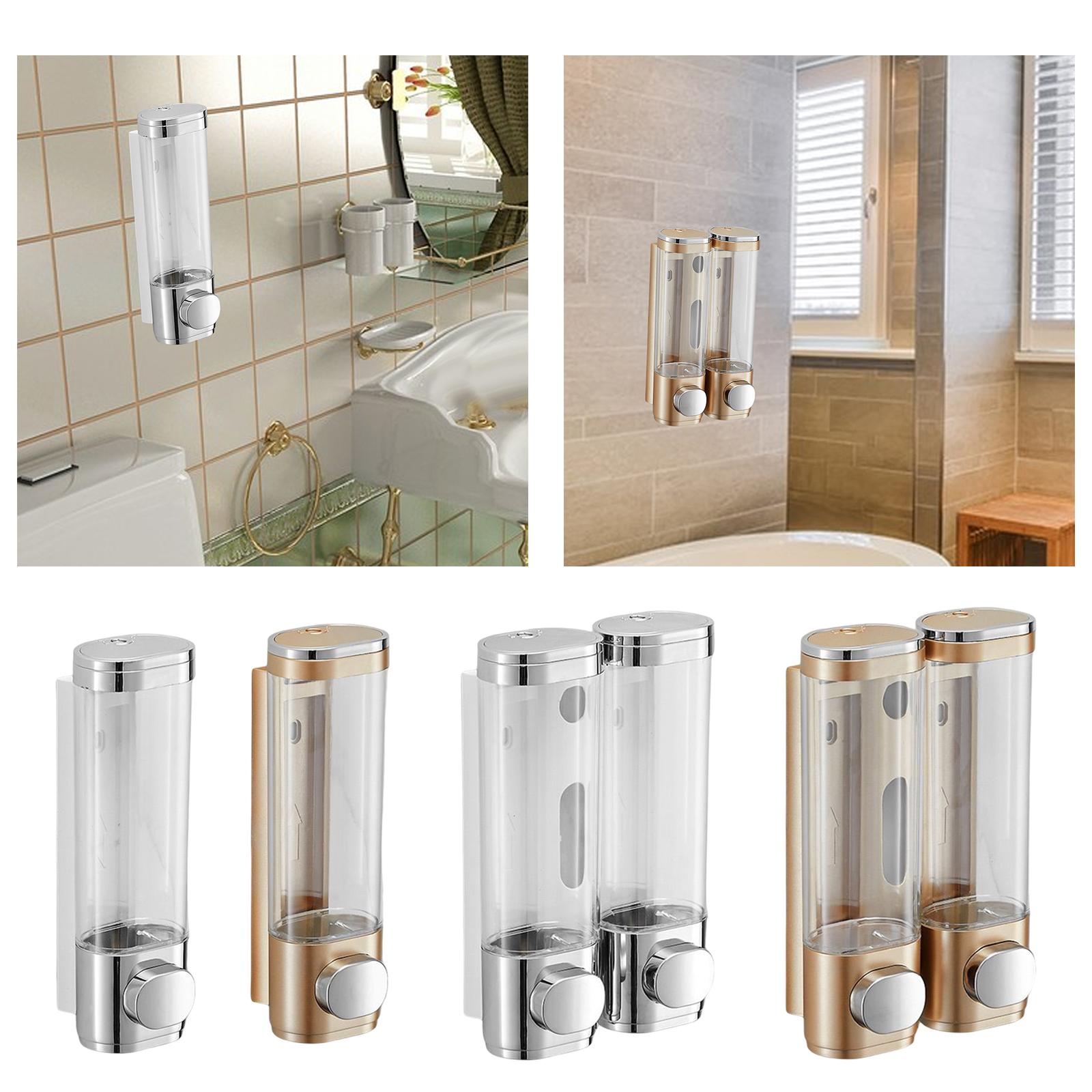ที่กดสบู่ติดผนังแบบพลาสติก ภาช - Home Bathroom Wall Soap Dispenser บทวิจารณ์และราคา