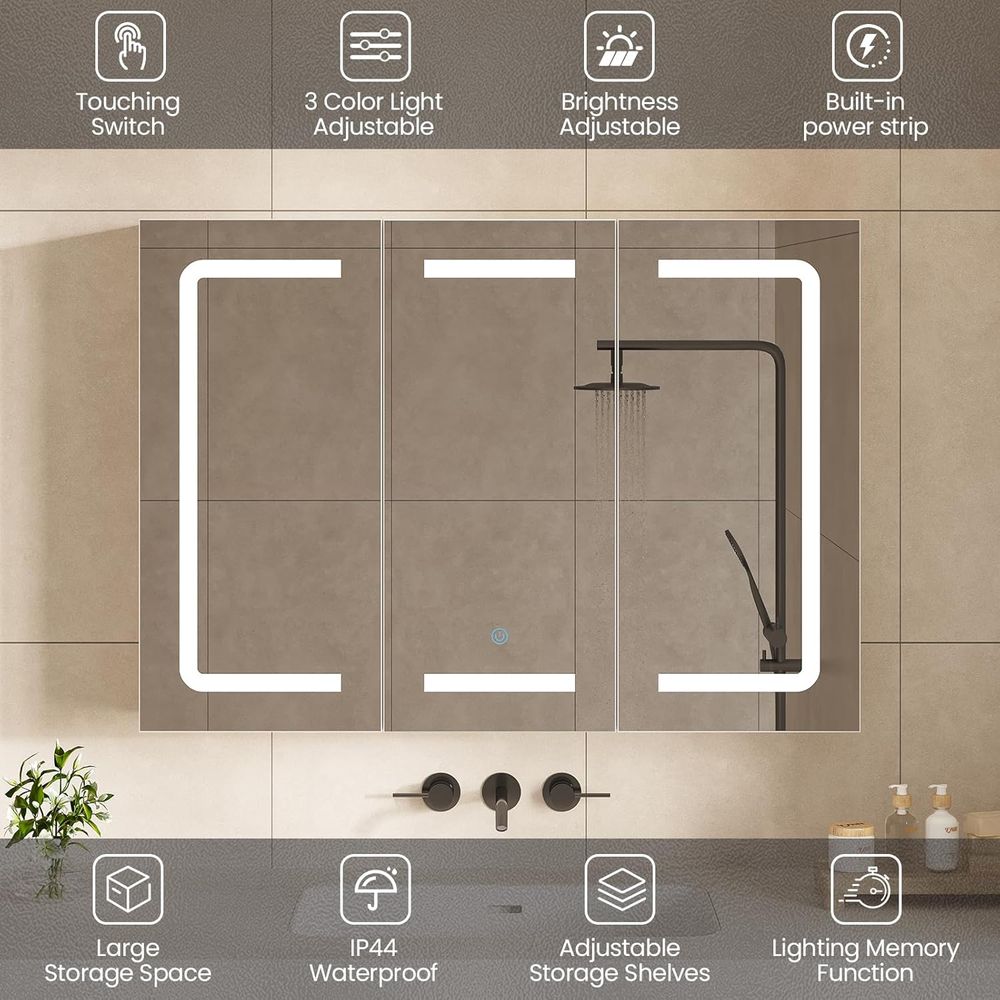 ตู้เก็บยาพร้อมกระจก, ตู้เก็บยา - Home Bathroom Mirror บทวิจารณ์และราคา