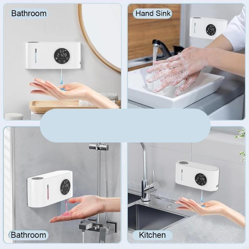 J6PE Motion เครื่องจ่ายสบู่อัต - Home Bathroom Wall Soap Dispenser บทวิจารณ์และราคา