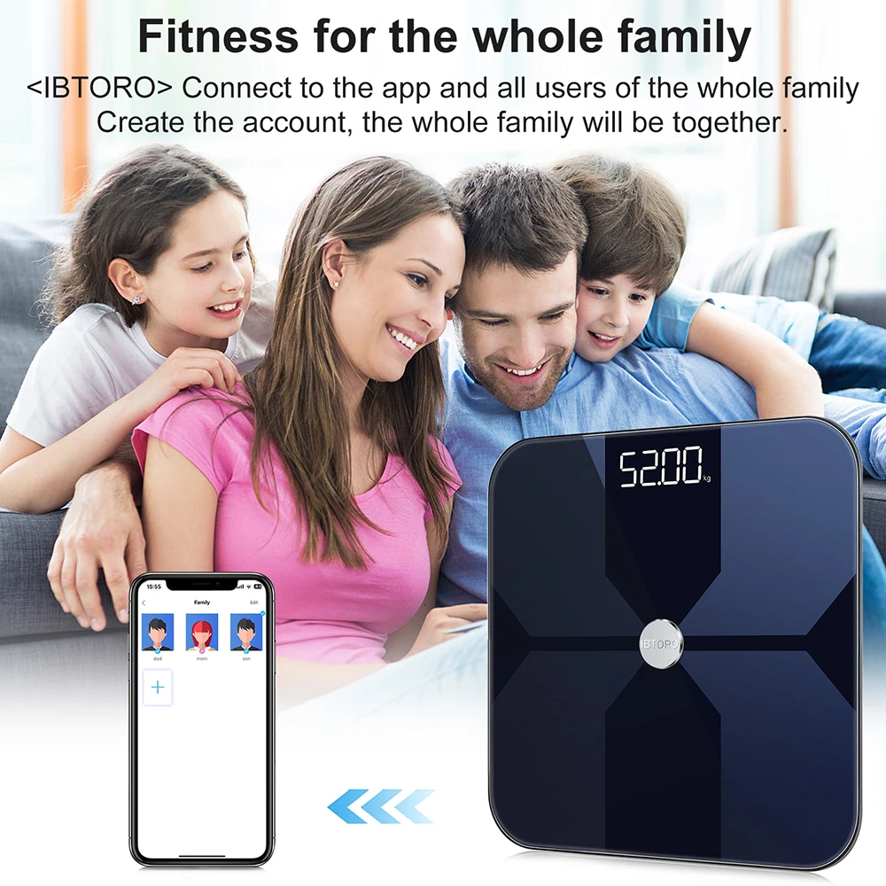 เครื่องชั่งไขมันในร่างกาย Wifi - Home Bathroom Scales บทวิจารณ์และราคา