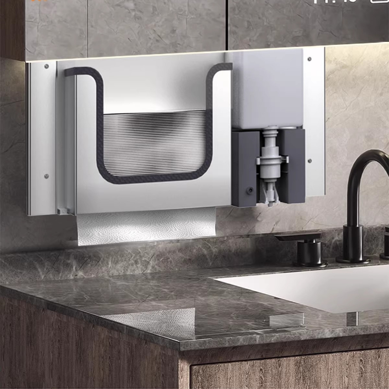 ที่ใส่กระดาษชำระแบบซ่อนพร้อมที - Home Bathroom Wall Soap Dispenser บทวิจารณ์และราคา
