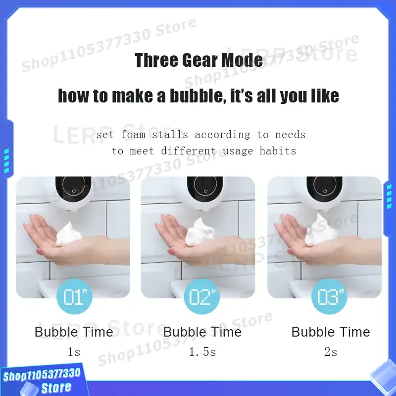 เครื่องจ่ายสบู่โฟมไฟฟ้าอัตโนมั - Home Bathroom Wall Soap Dispenser บทวิจารณ์และราคา