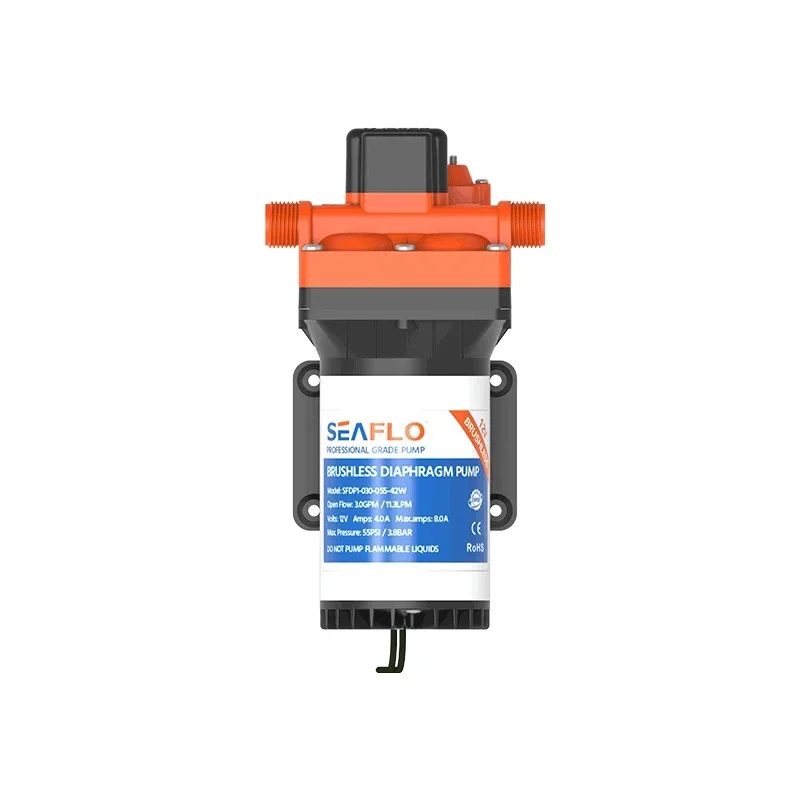 ปั๊มน้ำไดอะแฟรมไร้แปรงขนาดเล็ก - Home Bathroom Pressure Pump บทวิจารณ์และราคา