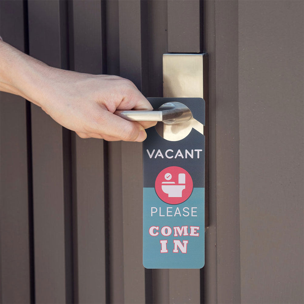 ป้ายแขวนประตูสองด้าน 2 ชิ้น ป้ - Home Bathroom Occupied Sign บทวิจารณ์และราคา
