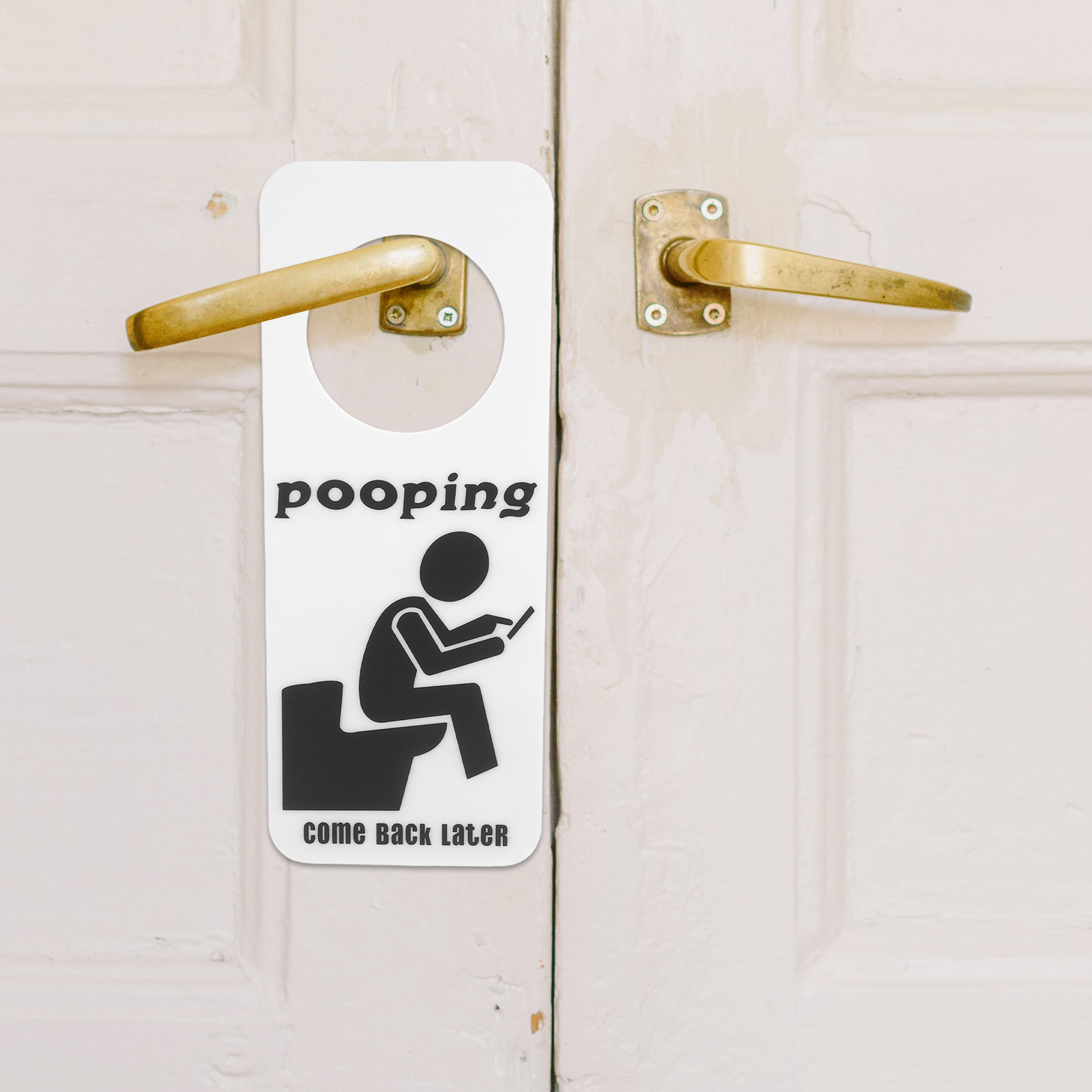 ป้ายแขวนประตูห้องน้ำสำหรับตกแต - Home Bathroom Occupied Sign บทวิจารณ์และราคา